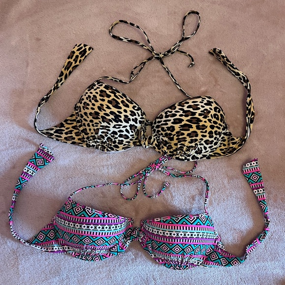 2 for $20 Bluenotes Size Small Double Push Up Bikini Tops - Picture 3 of 10